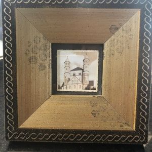 Vintage gold and black picture